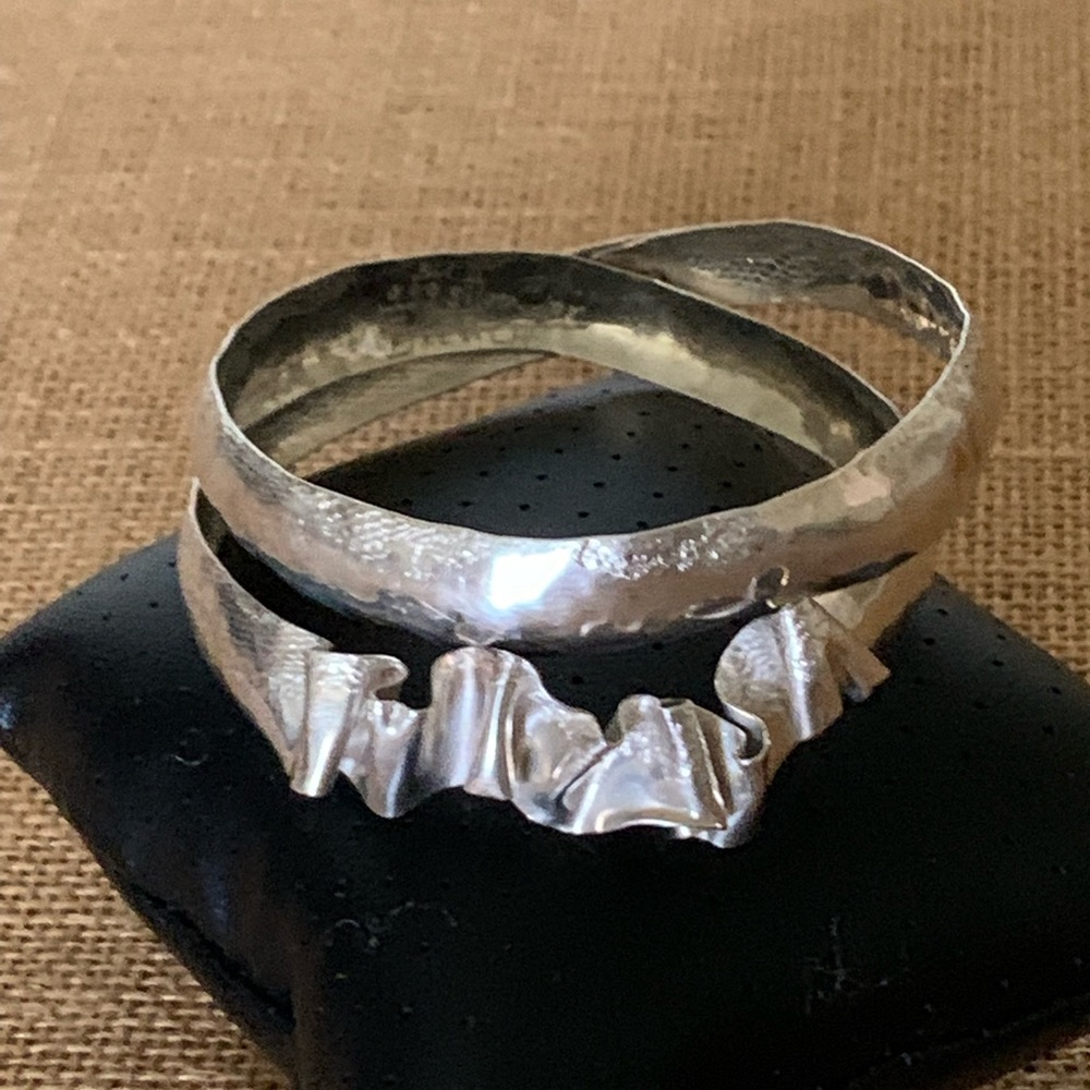 999 FINE SILVER DOUBLE BAND BRACELET